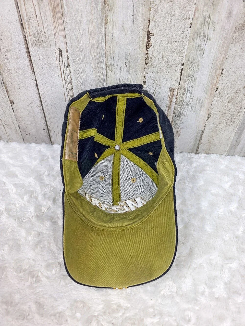Mizzou Tigers Black & Gold Embroidered Baseball Cap
